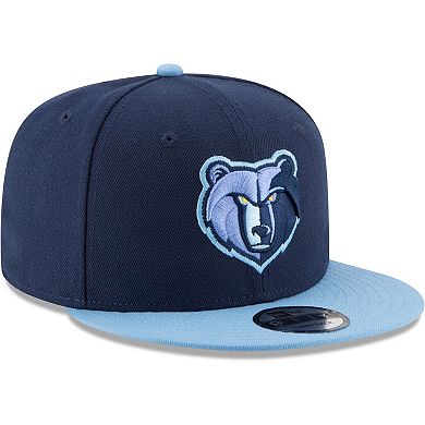 Men's New Era Navy/Light Blue Memphis Grizzlies Two-Tone 9FIFTY Adjustable Hat