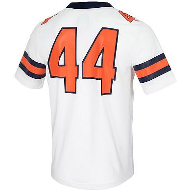 Men's Nike #44 White Syracuse Orange Untouchable Game Jersey