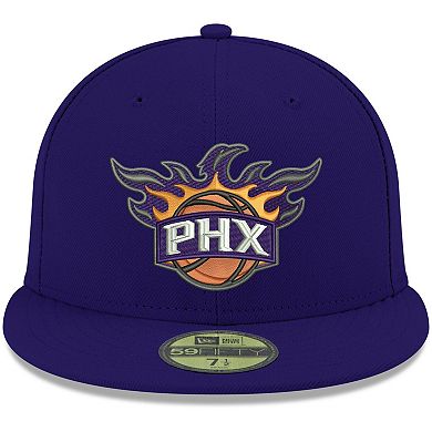 Men's New Era Purple Phoenix Suns Official Team Color 59FIFTY Fitted Hat
