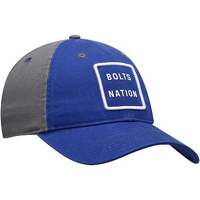 Men's adidas Blue/Gray Tampa Bay Lightning Team Slogan Adjustable Hat