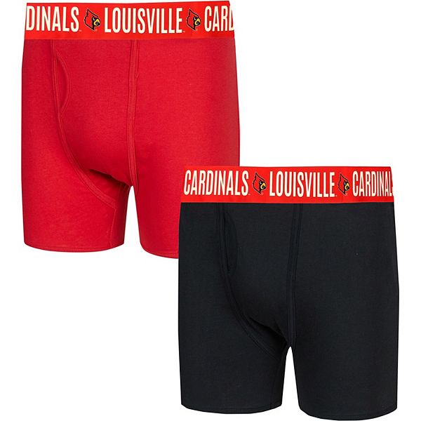University of Louisville Cardinals Boxer Briefs | Concepts Sport | Red | XLarge