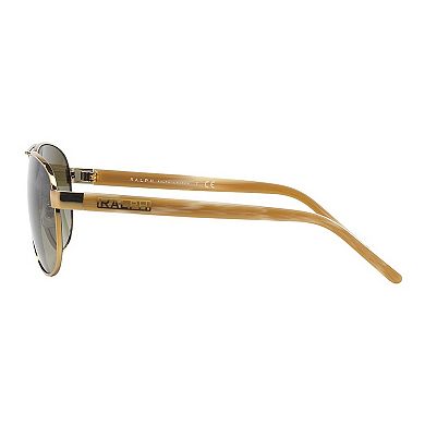 Unisex Ralph by Ralph Lauren RB3576N Metal Square Sunglasses
