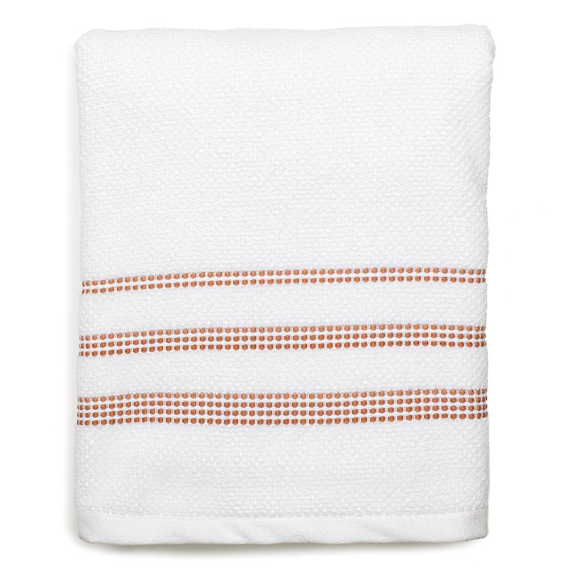 29774316 Cassadecor Tribeka Bath Towel, White sku 29774316
