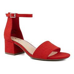 Womens Red Dress Sandals Shoes Kohl s