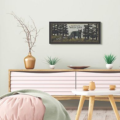Stupell Home Decor Wild Life Bear Animal Country Wall Art