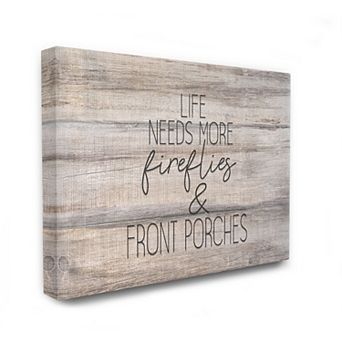 Stupell Home Decor More Fireflies Country Life Wall Art