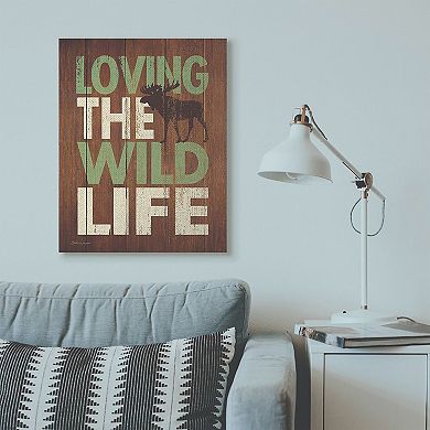 Stupell Home Decor Wild Life Country Home Wood Wall Art