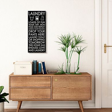 Stupell Home Decor Loads Of Fun Laundry Bathroom Wall Art