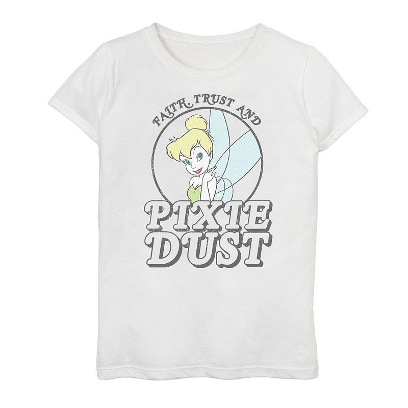 Disneys Peter Pan Girls 7-16 Tinker Bell Pixie Dust Graphic Tee, Girl