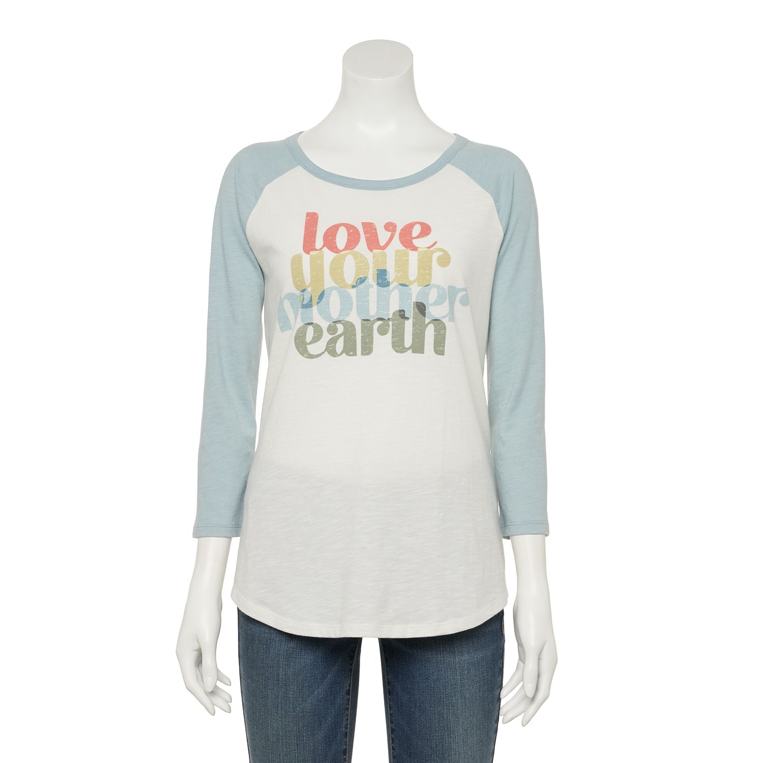 women's raglan baseball tee