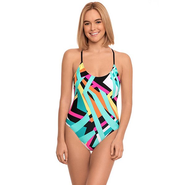 Printed Adjustable One Piece Swimsuit