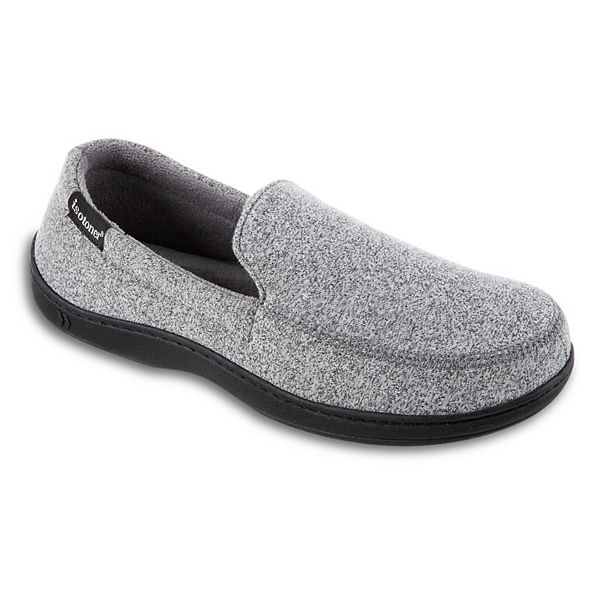isotoner Space Dye Men's Moccasin Slippers