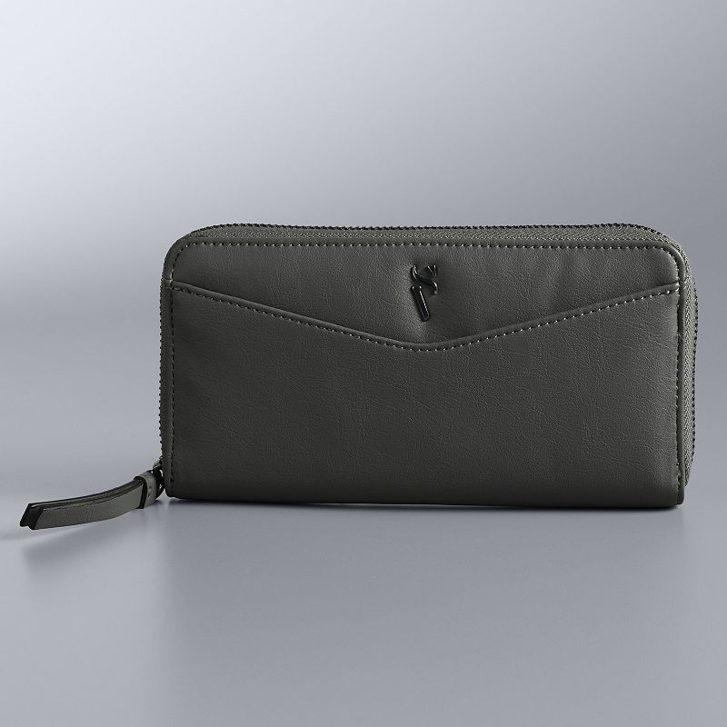 Simply Vera Vera Wang Signature Wallet, Silver