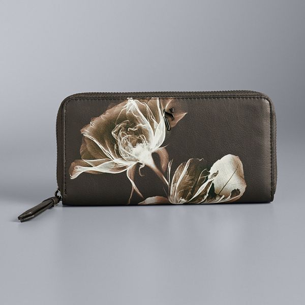 Simply Vera Vera Wang Signature Wallet Xray Floral BrickSeek