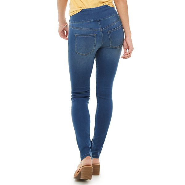 Women's SONOMA Goods for Life™ Wide-Waistband Pull-On Skinny Jeans