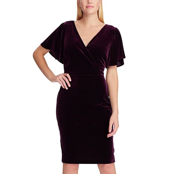 Chaps flutter deals sleeve dress