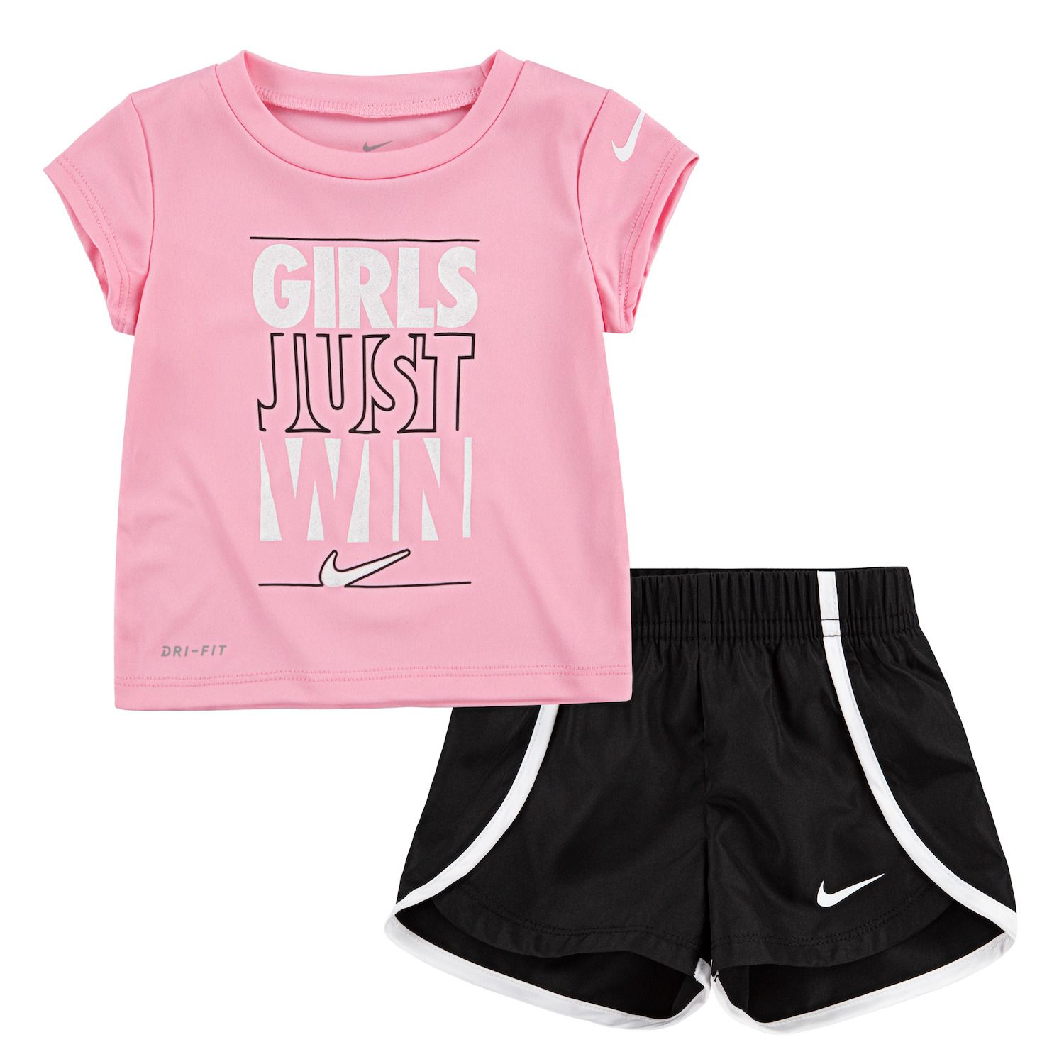 Baby Girl Nike Dri-FIT Graphic Tee \u0026 