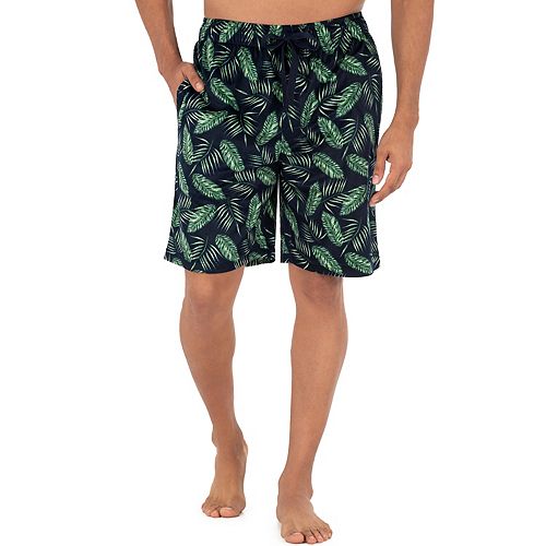 mens fleece pajama shorts