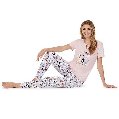 Women's Cuddl Duds® 3-Piece Pajama Top, Pajama Pants & Pajama Shorts Set