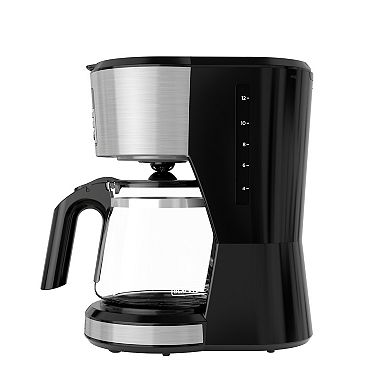 BLACK+DECKER 12-Cup Stainless Steel Programmable Coffee Maker