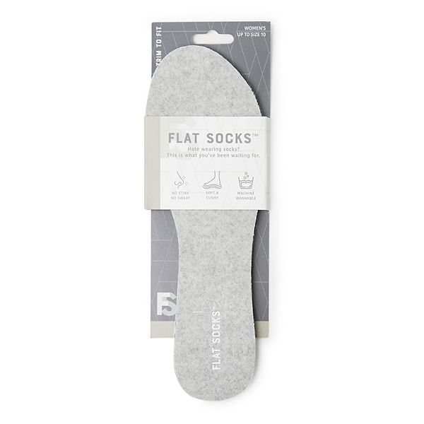 Women's Microwool Flat Sock - Light Heather Gray