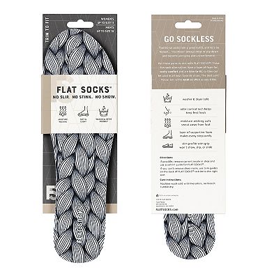 Women's Flat Socks Printed Shoe Liner