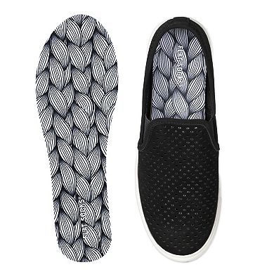 Women's Flat Socks Printed Shoe Liner