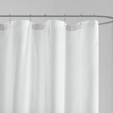 Madison Park Loire Ombre Printed Seersucker Shower Curtain