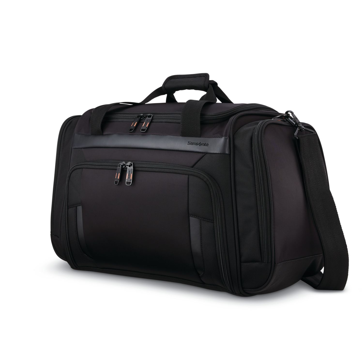 samsonite mens leather classic duffel