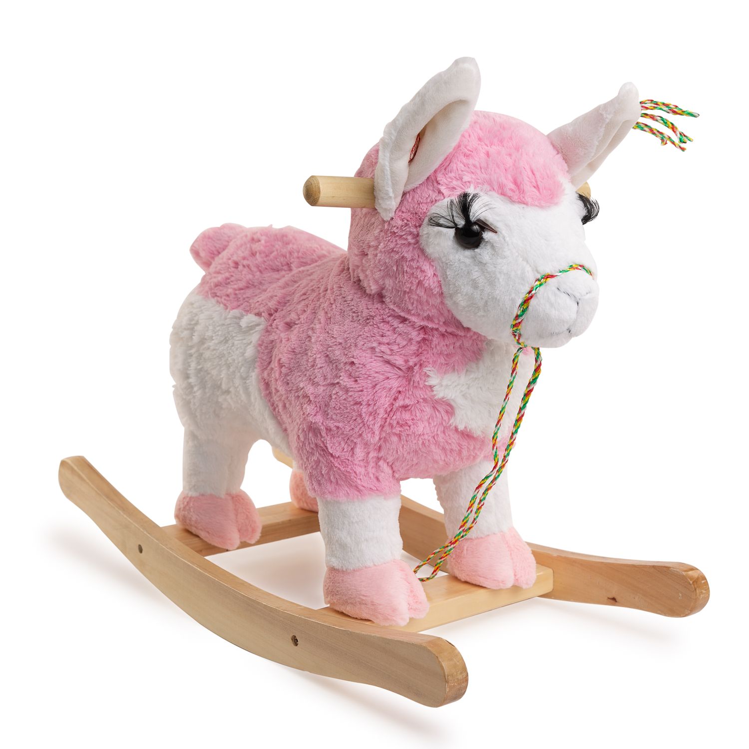 llama rocking horse