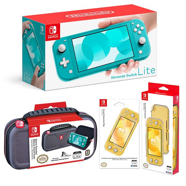 Nintendo Switch Lite Bundle with Case, Screen Protector & Switch