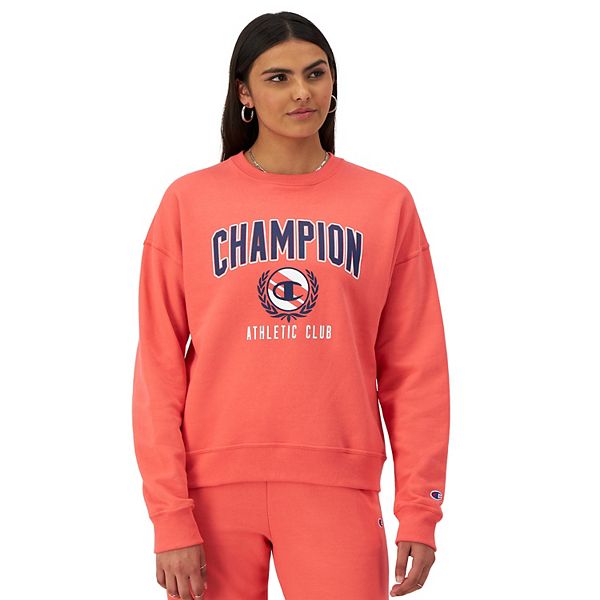 Women's Champion® Powerblend Fleece Boyfriend Sweatshirt