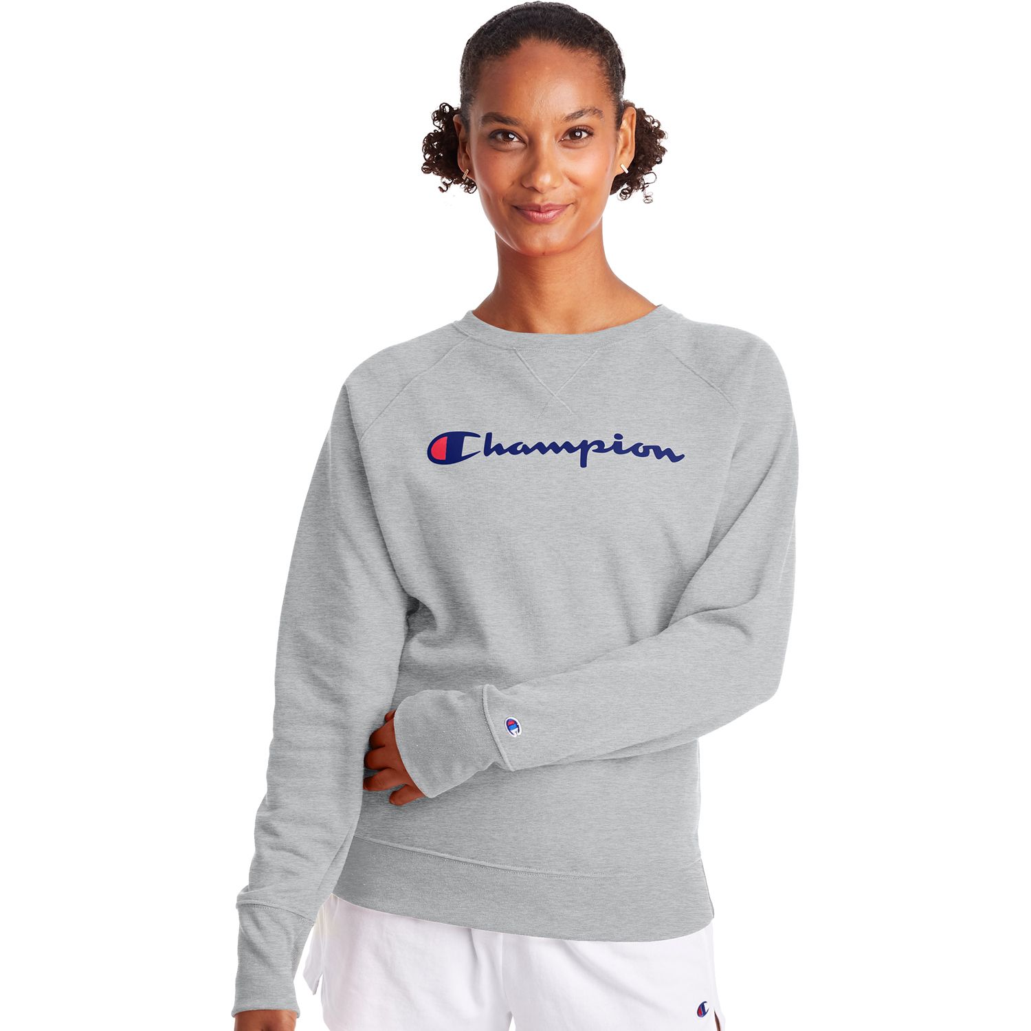 champion sweatshirt gray womens