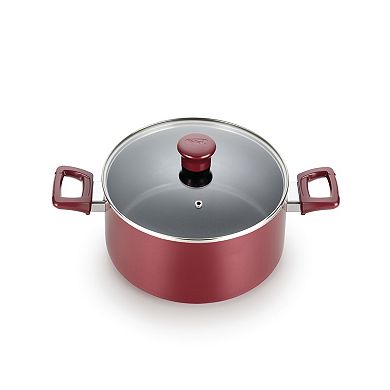 T-Fal Essentials 20-pc. Nonstick Red Cookware Set