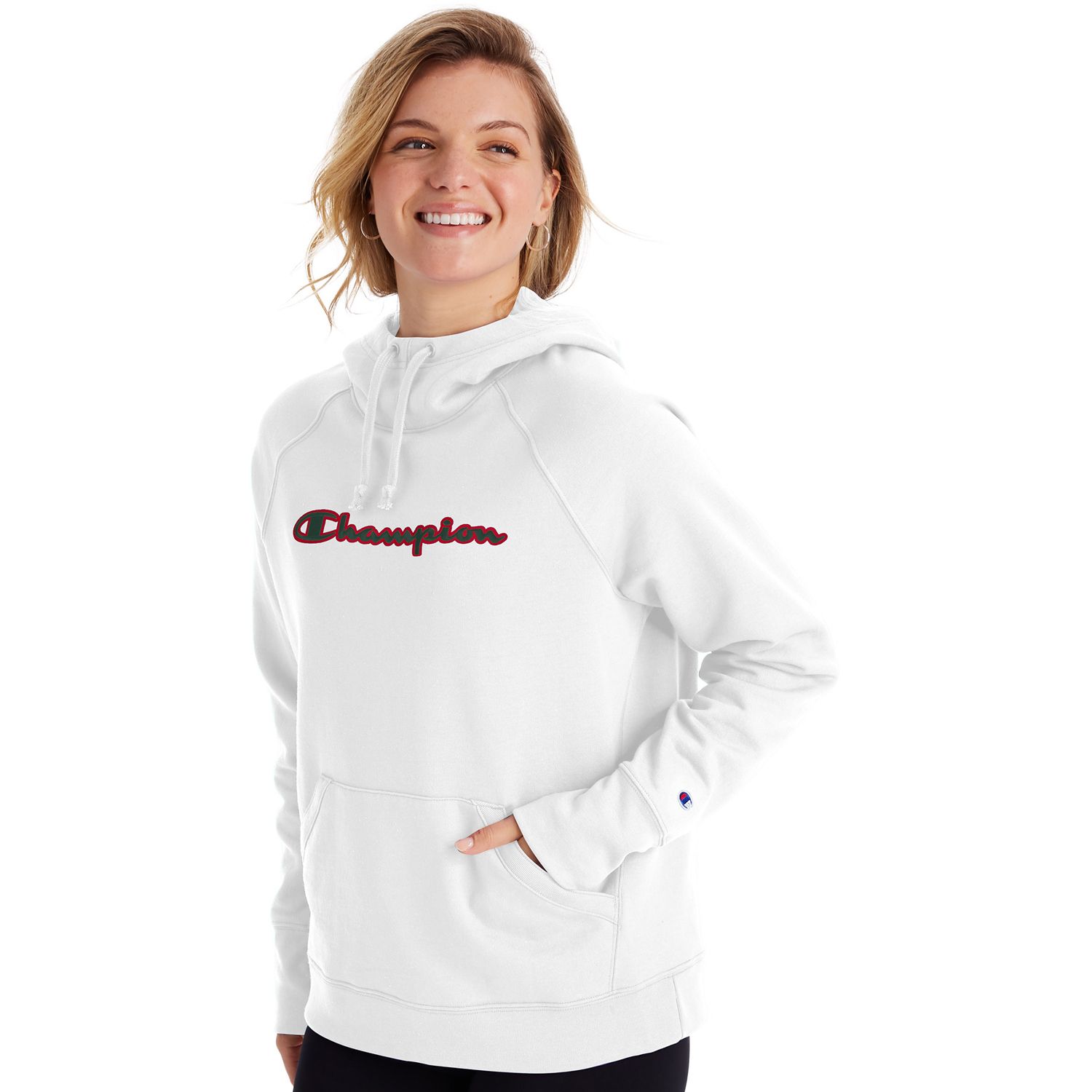 champion graphic powerblend hoodie