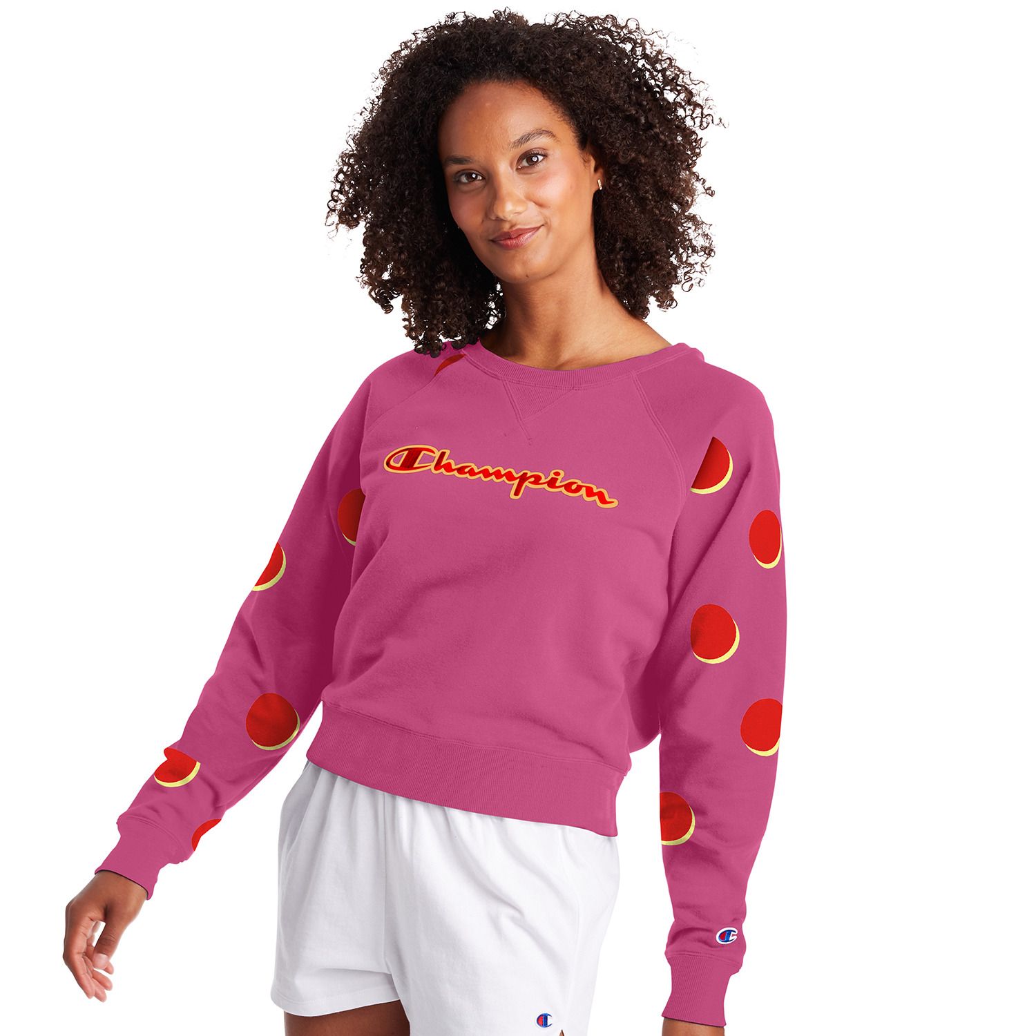 champion crew neck sweatshirts women's