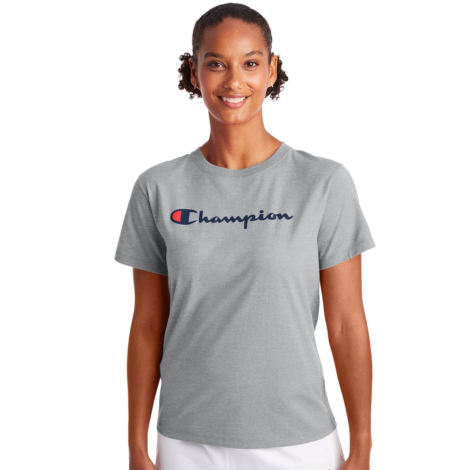 Womens Grey Champion T-Shirts Active 