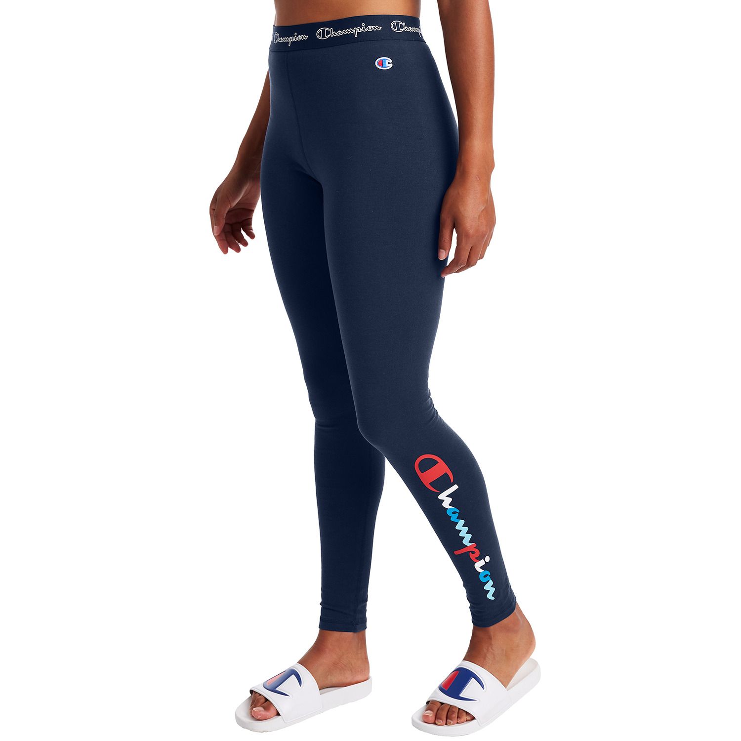 blue champion leggings