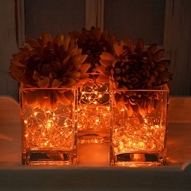 LumaBase Orange Fairy String Lights