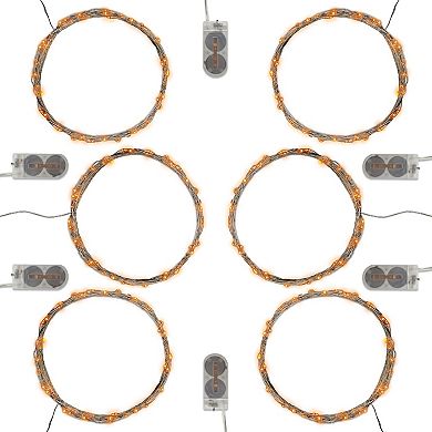 LumaBase Orange Fairy String Lights
