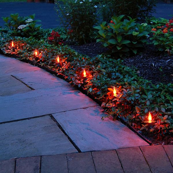 LumaBase Electric Flickering 10Light Pathway Lights