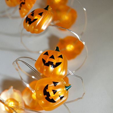LumaBase Jack O' Lantern Mini String Lights