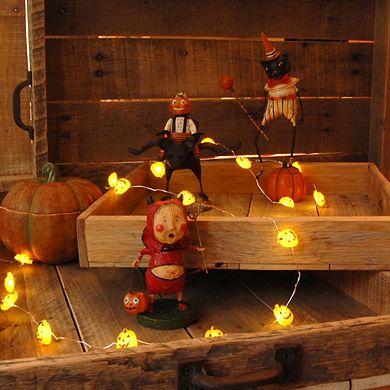 LumaBase Jack O' Lantern Mini String Lights