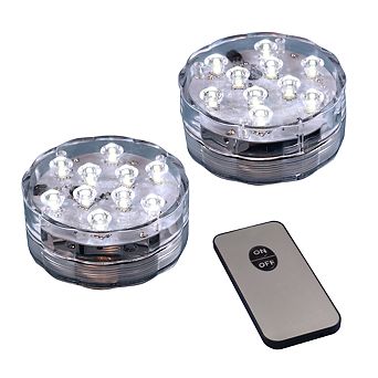 LumaBase Remote Control White LED Lights