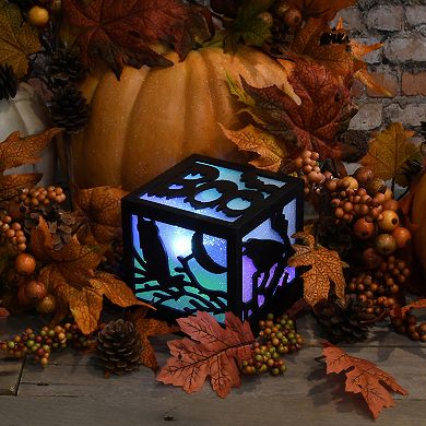 Halloween Light-Up Multicolor Box Table Decor