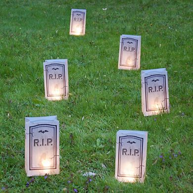 LumaBase Tombstone Plastic Luminaria Bags