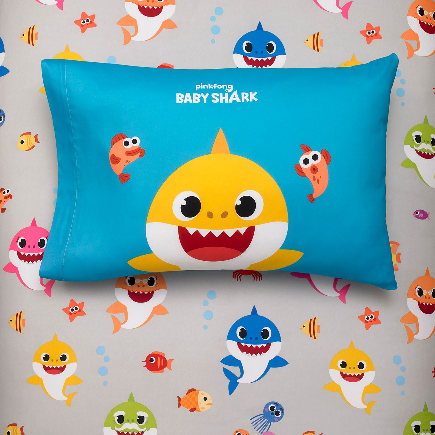 pinkfong baby shark bedding