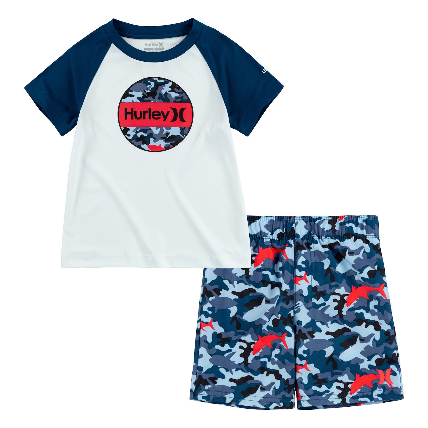 hurley toddler swim trunks