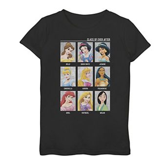 Girls Disney Princesses Class of Ever After Color Tee