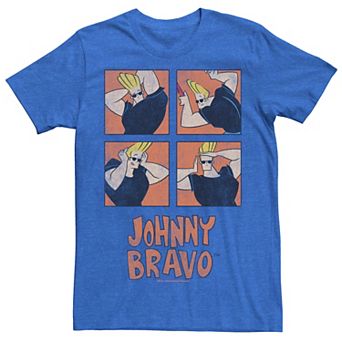 Men's Cartoon Network Johnny Bravo Box Up Hairdo Tee